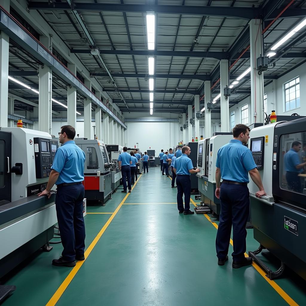 Ứng dụng máy tiện CNC trong ngành chế tạo