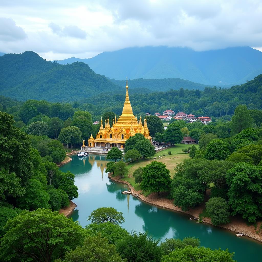 Vé máy bay đi Lào: Khám phá Luang Prabang cổ kính