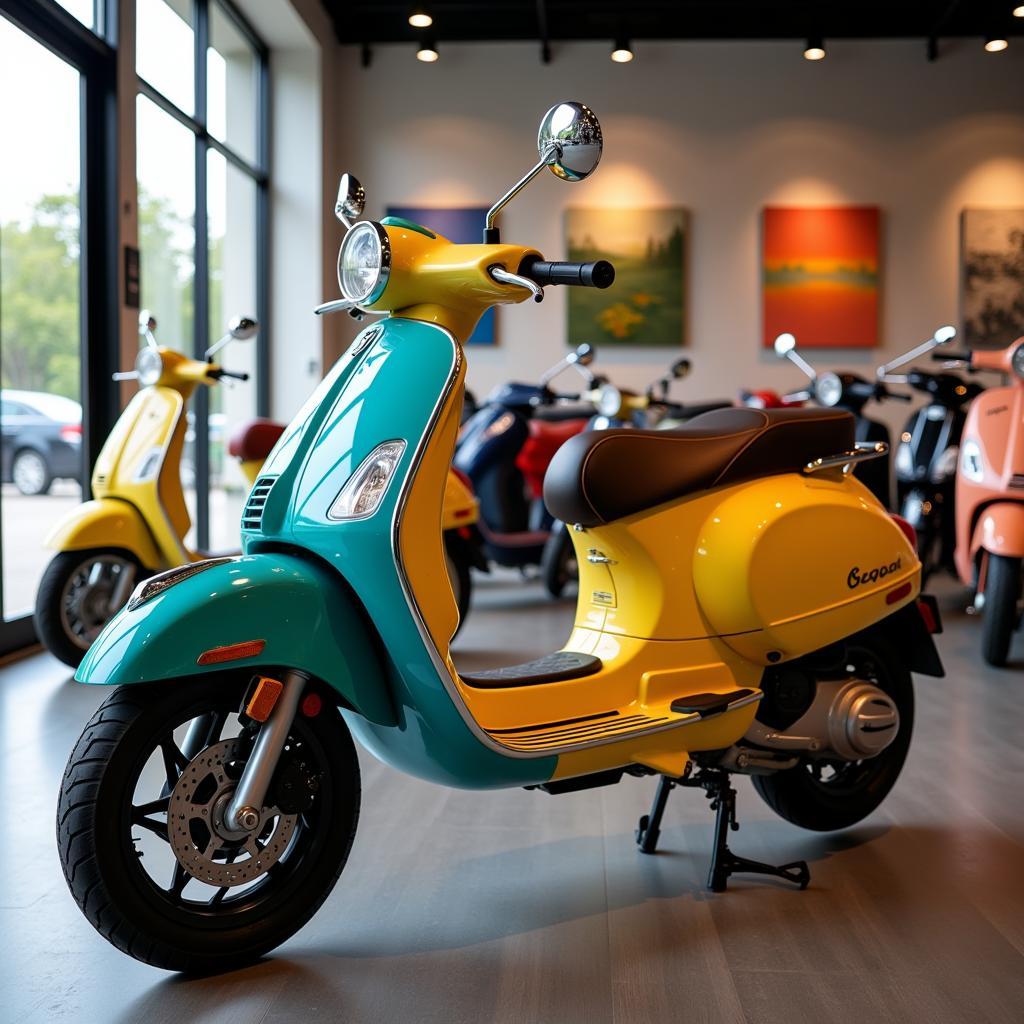 Xe Máy Điện Vespa Napoli - Phiên Bản Màu Sắc Đa Dạng