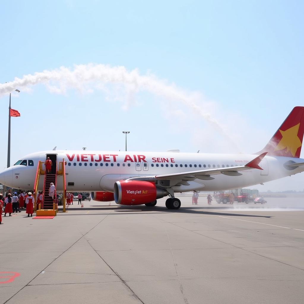 Vietjet nhận máy bay mới