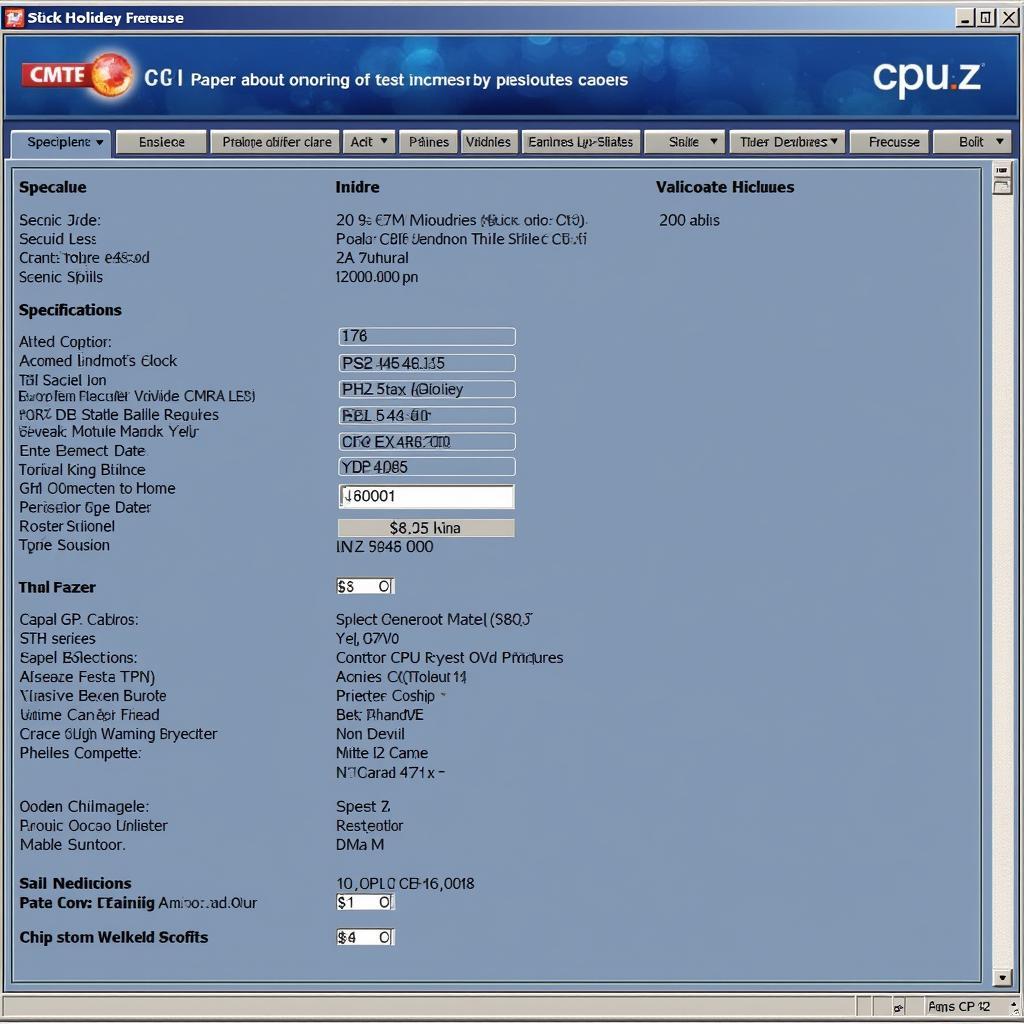 Sử dụng CPU-Z để xem cấu hình máy tính