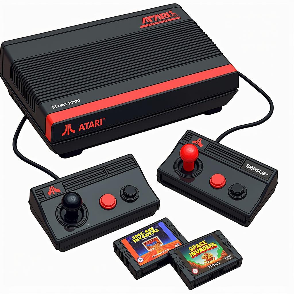 Máy chơi game Atari 2600 cổ điển