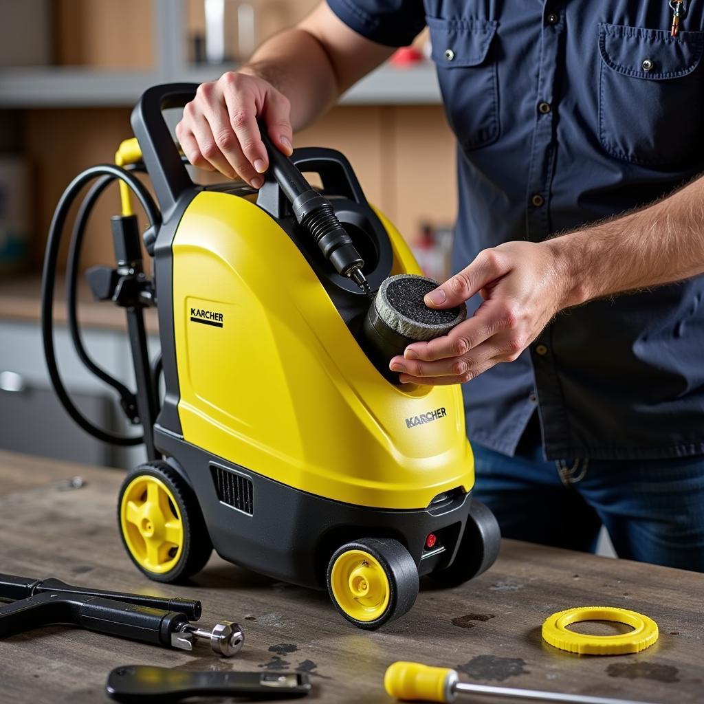 Bảo dưỡng máy rửa xe Karcher