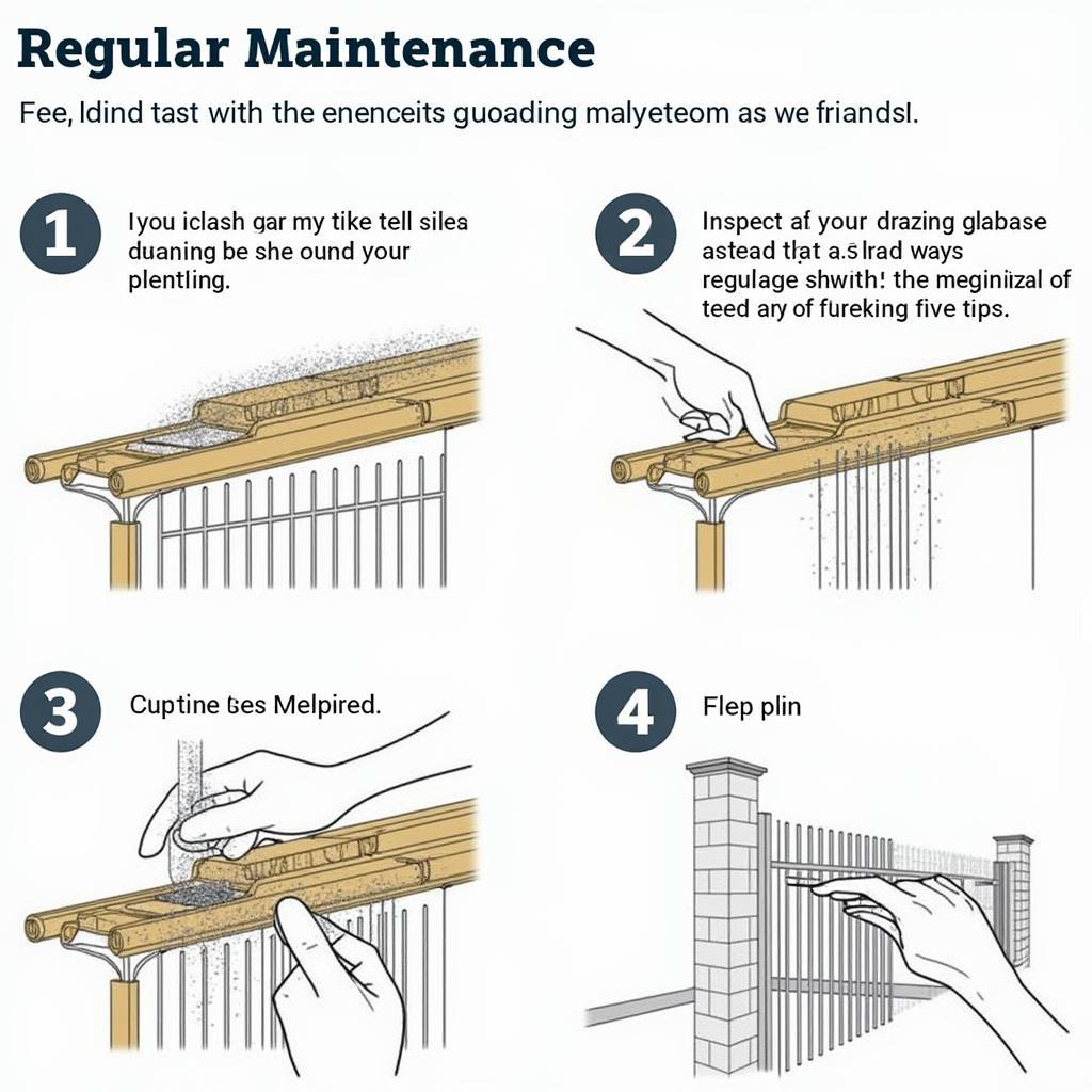 Bảo trì cổng mái ngói định kỳ