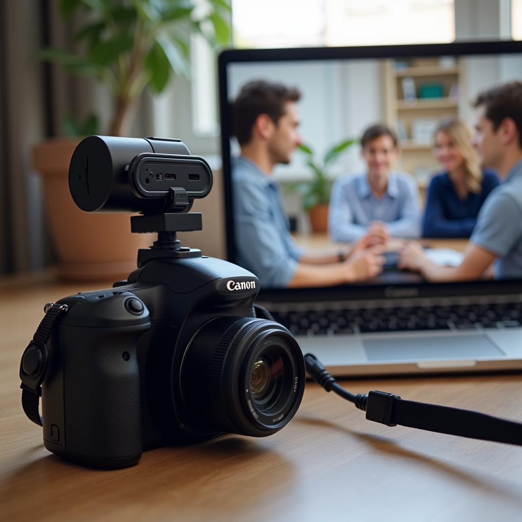 Biến máy ảnh Canon thành webcam