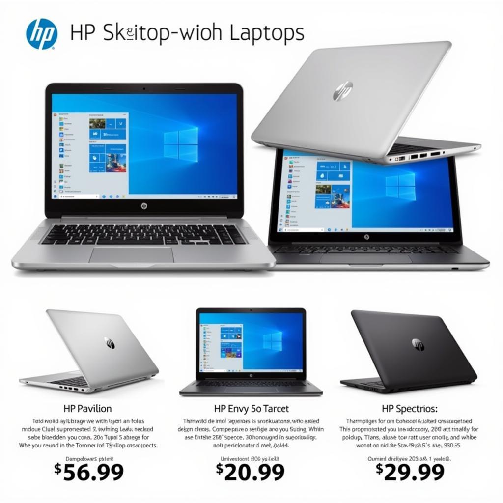 Các dòng máy tính laptop HP phổ biến