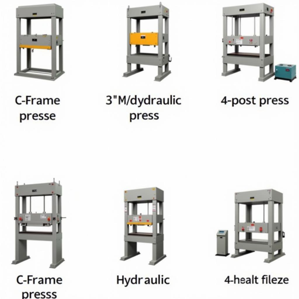 Các loại máy dập thủy lực