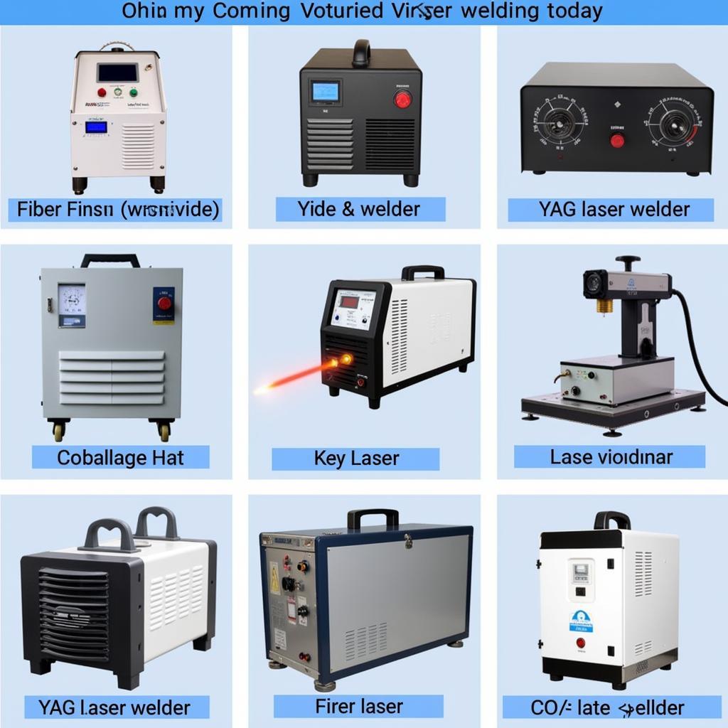 Các loại máy hàn laser mini