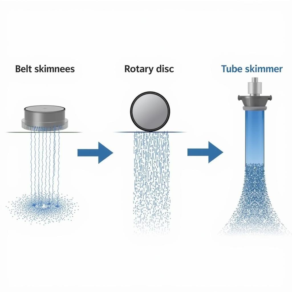 Các loại máy tách bọt skimmer phổ biến