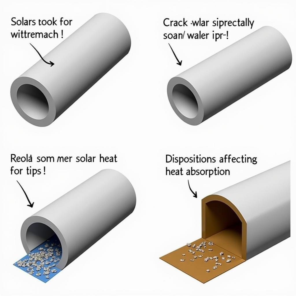 Các vấn đề thường gặp với ống thủy tinh máy nước nóng năng lượng mặt trời