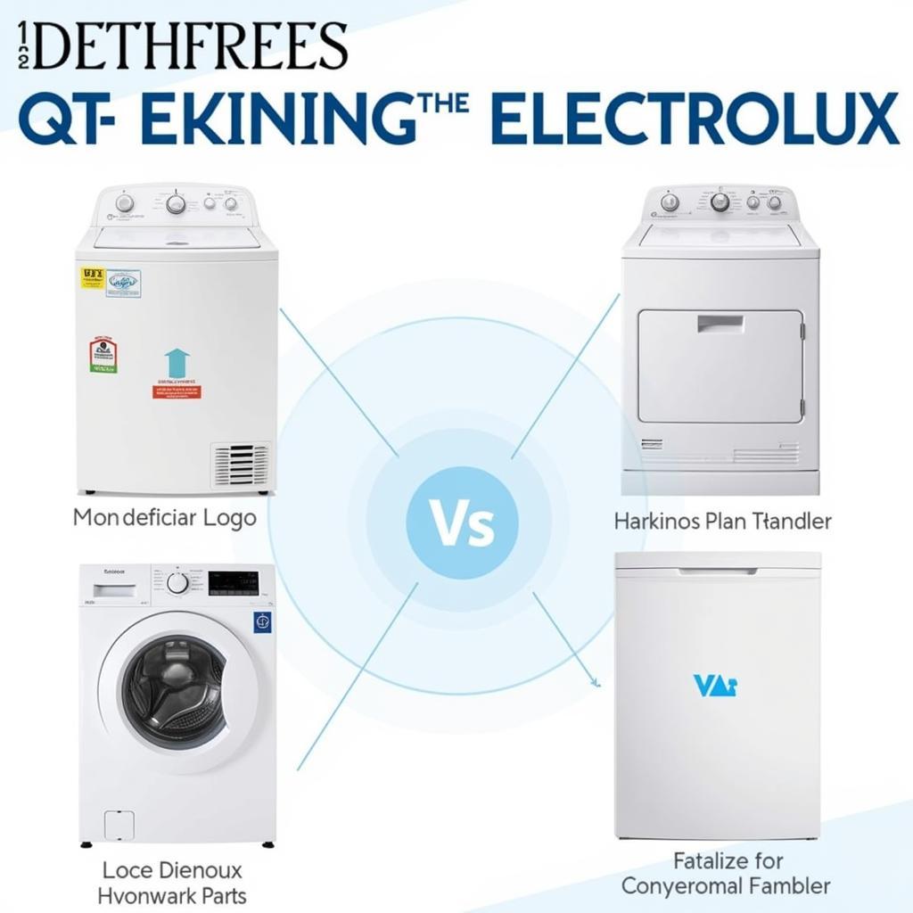 Cách nhận biết linh kiện máy giặt Electrolux chính hãng