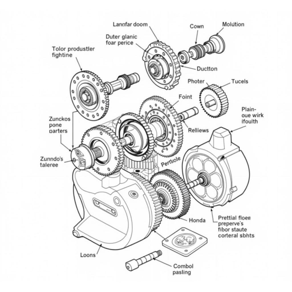 Cấu tạo hộp số xe máy Honda