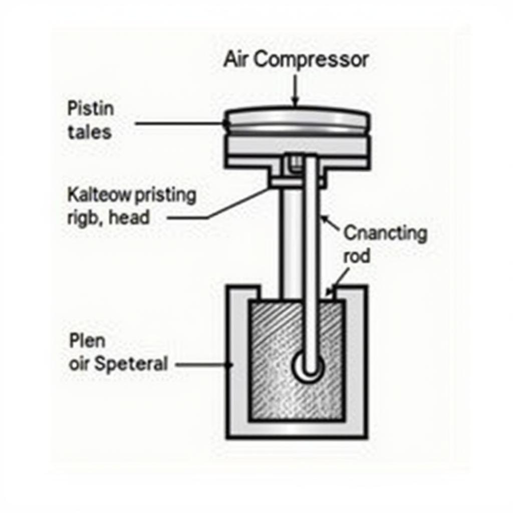 Cấu tạo chi tiết piston máy nén khí