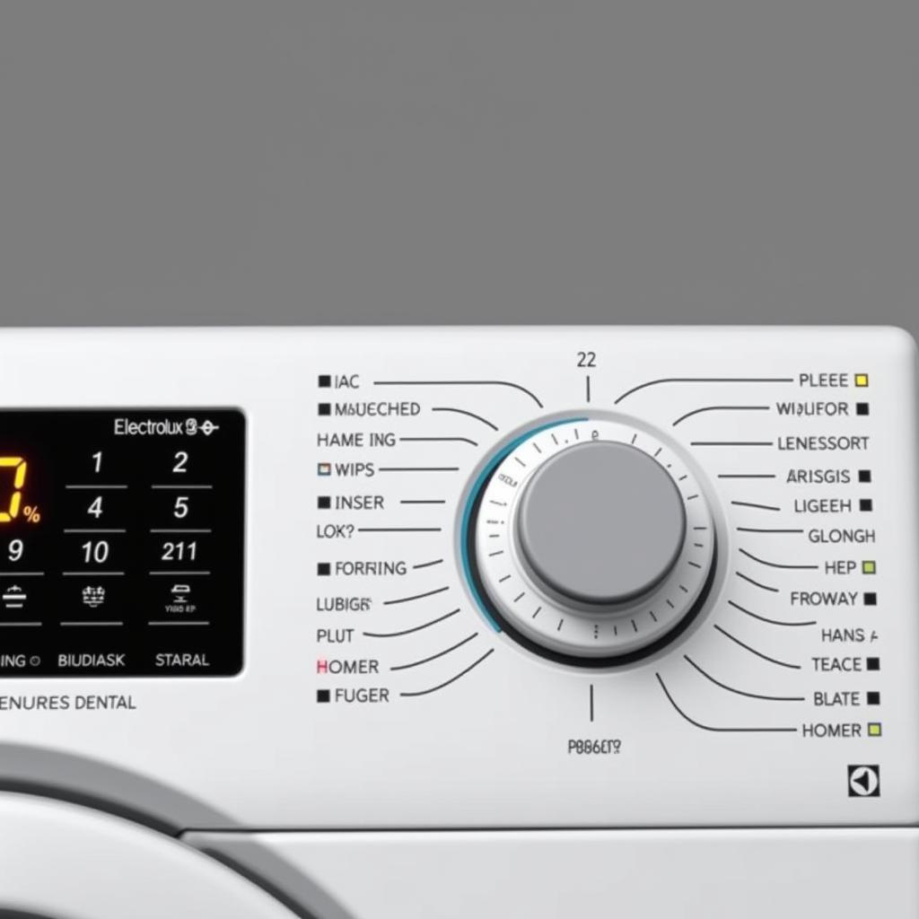 Chế độ giặt tiết kiệm Electrolux