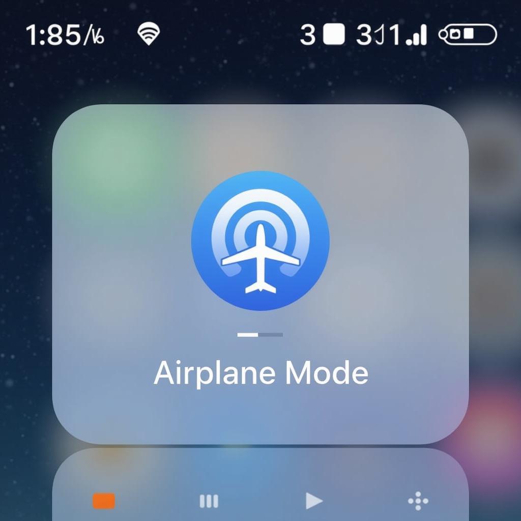 Chế độ máy bay trên điện thoại