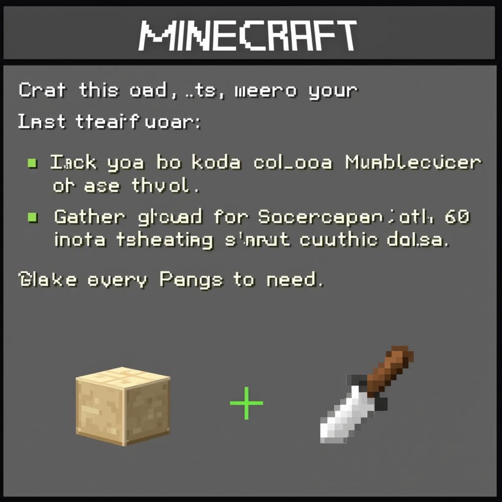 Cách chế tạo máy cắt đá Minecraft