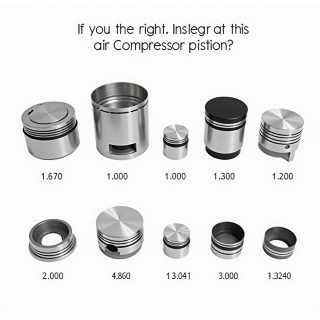 Chọn đúng piston máy nén khí