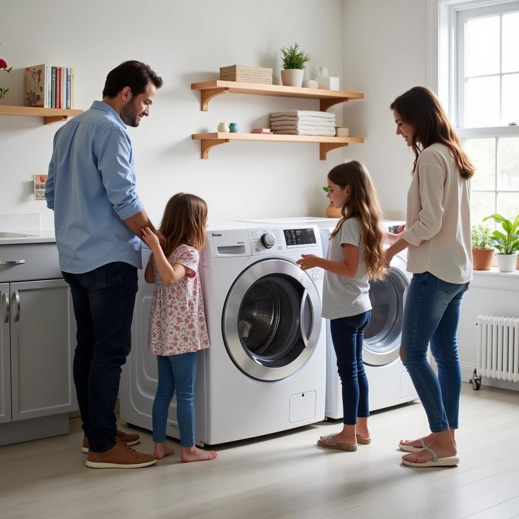 Chọn máy giặt sấy Electrolux phù hợp với gia đình