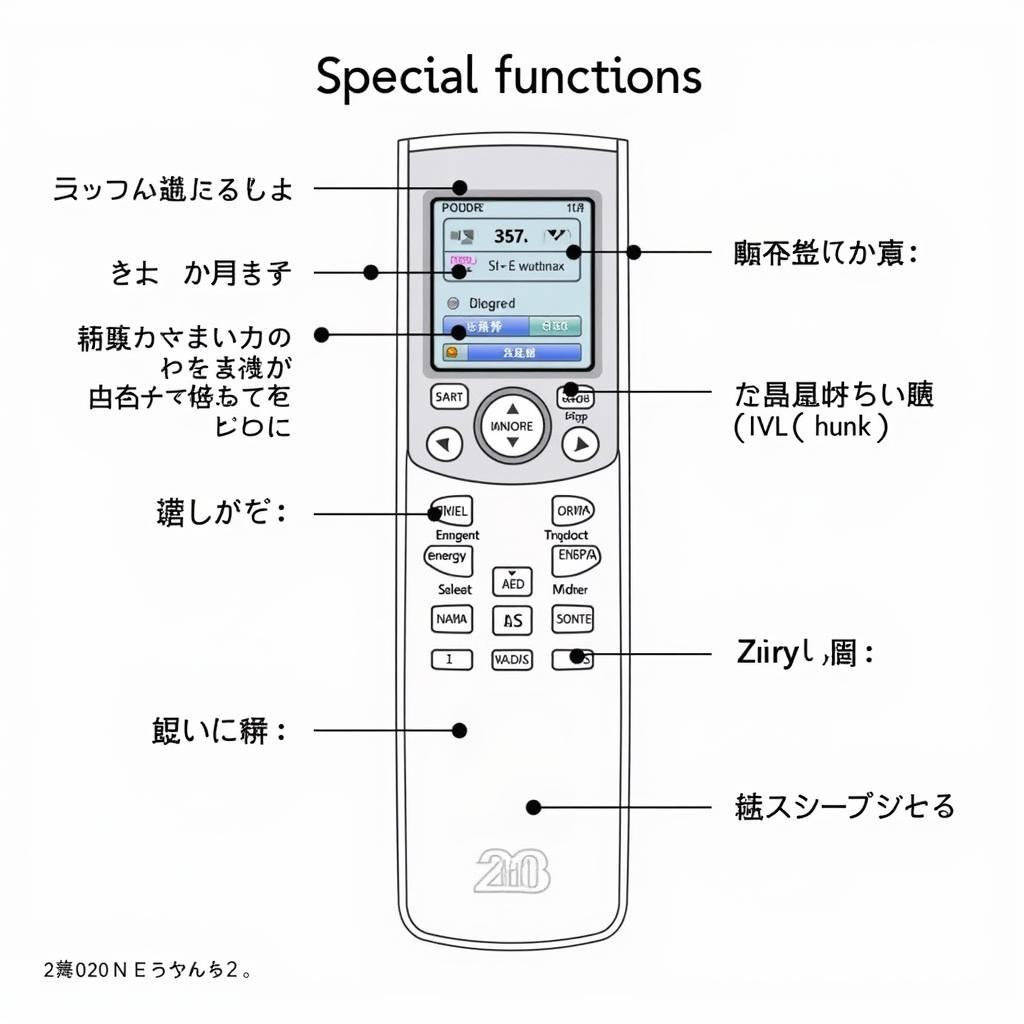 Chức năng đặc biệt remote máy lạnh nội địa Nhật