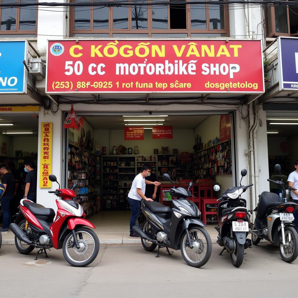 Cửa hàng xe máy 50cc uy tín tại Đà Nẵng