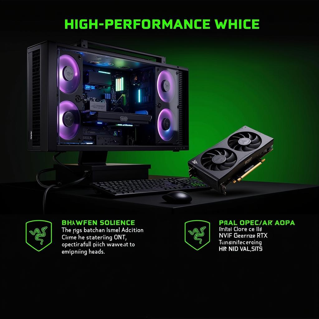 Dàn máy tính Razer hiệu năng cao