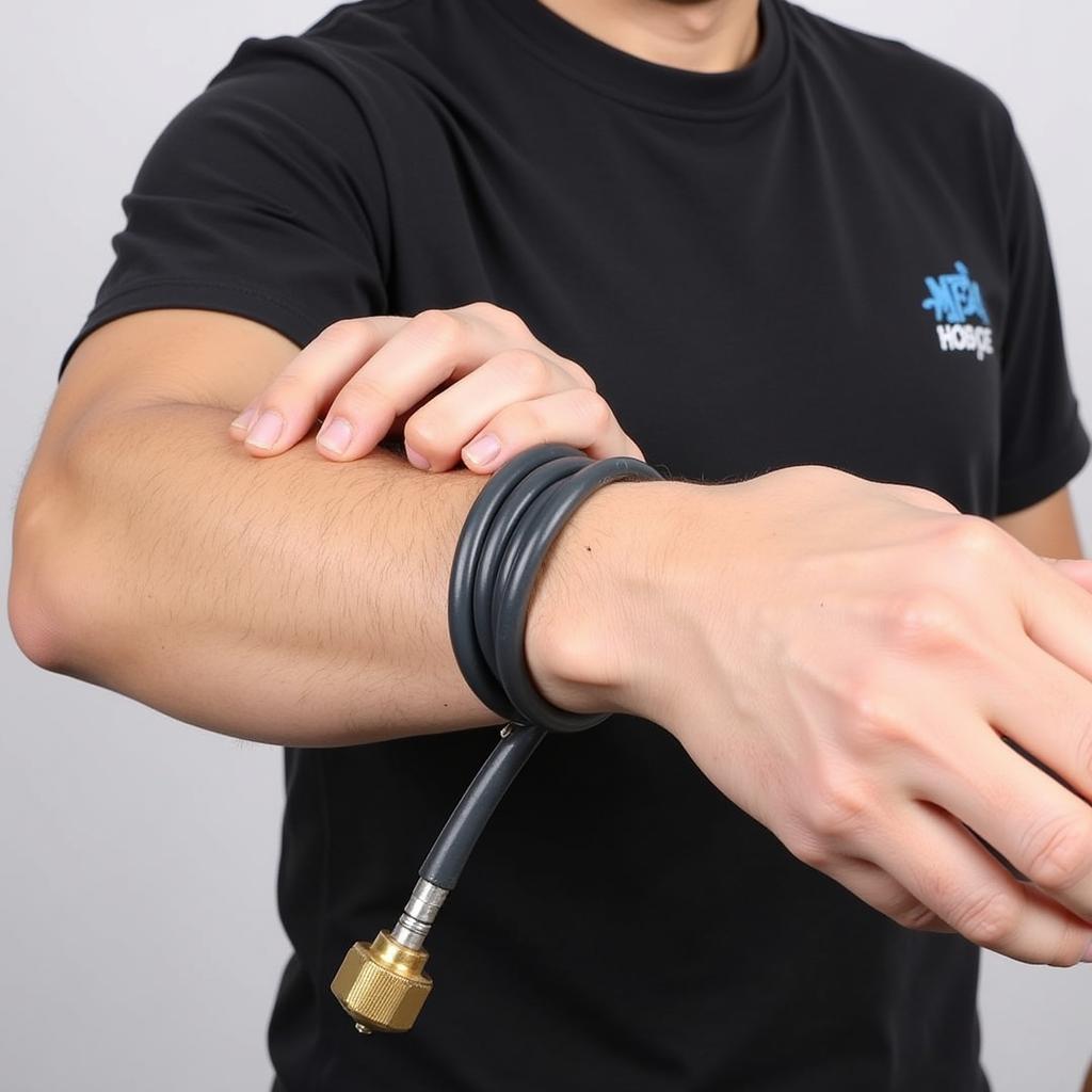 Cách cuộn dây hơi máy nén khí đúng cách