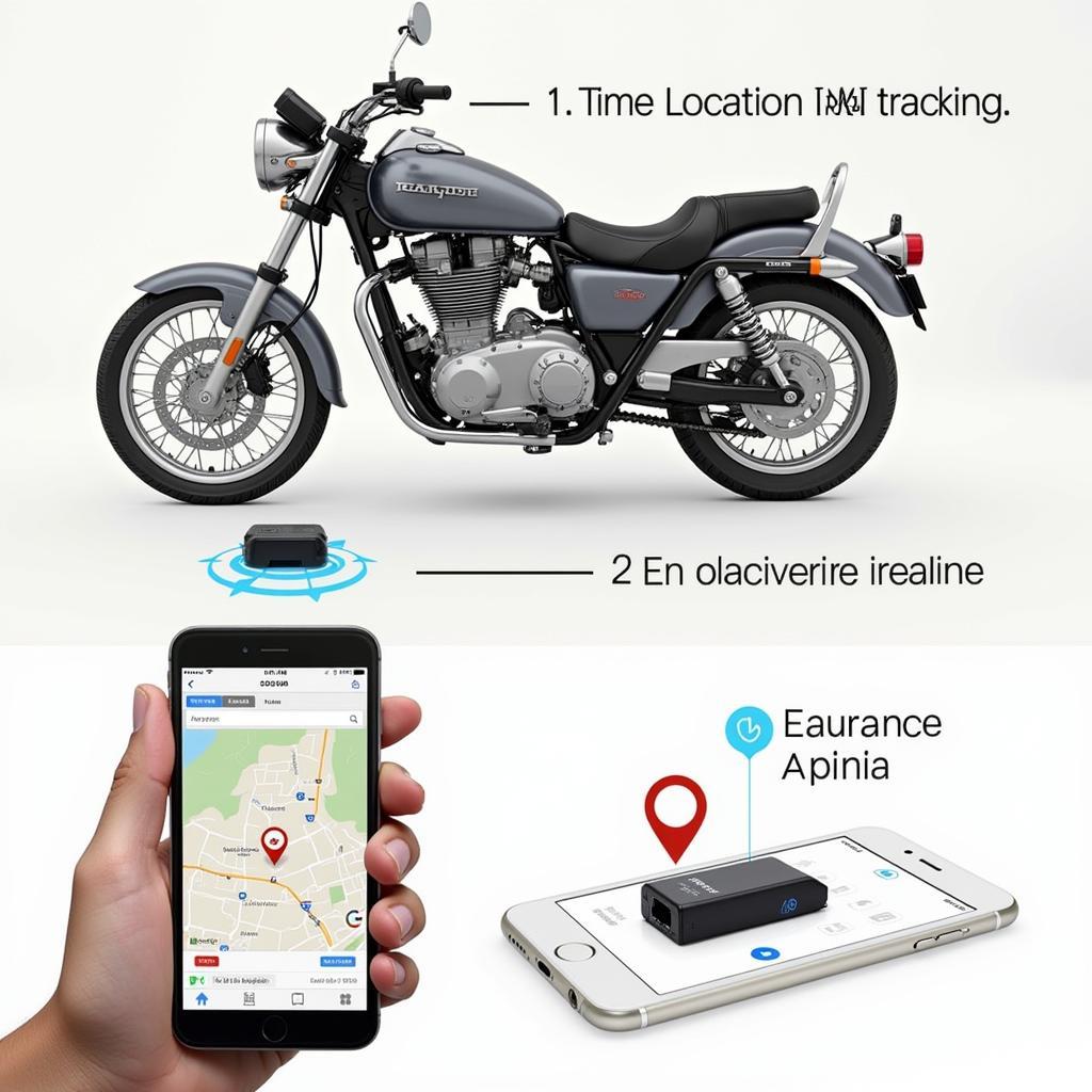 Thiết bị định vị GPS cho xe máy