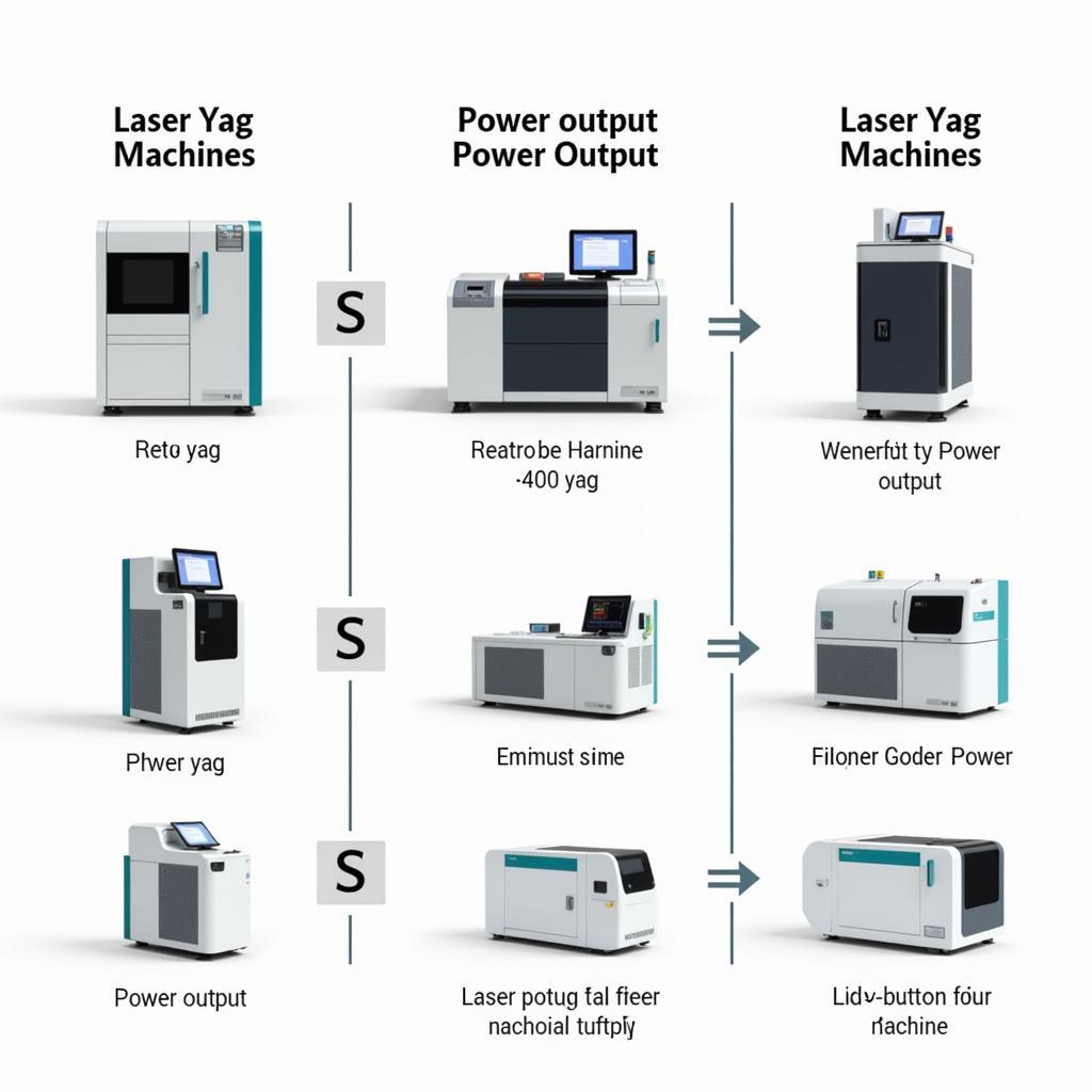 Giá máy laser yag phụ thuộc vào công suất