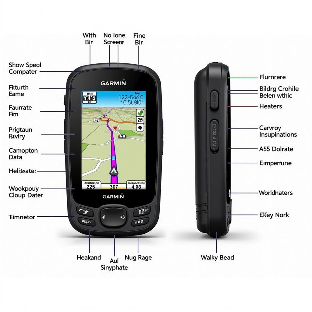 Giao diện Garmin 72h