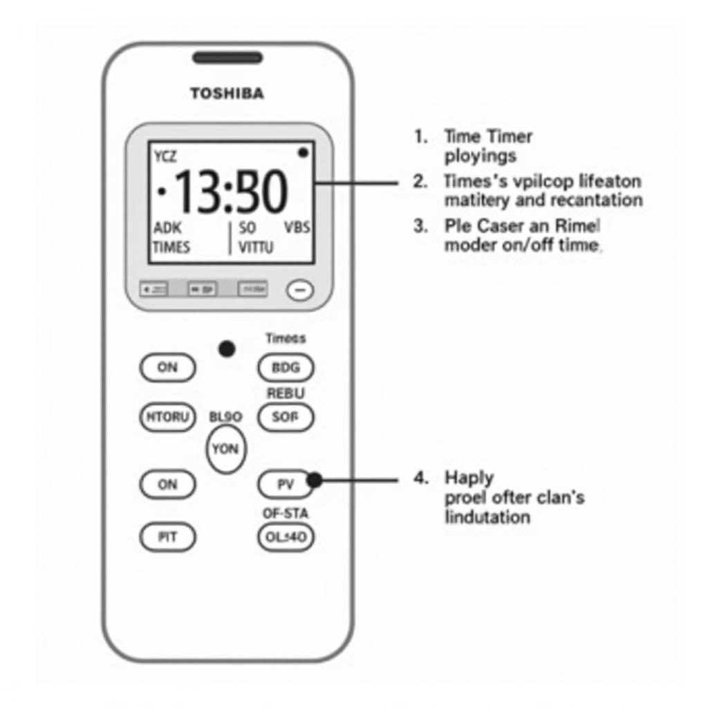 Hẹn giờ máy lạnh Toshiba