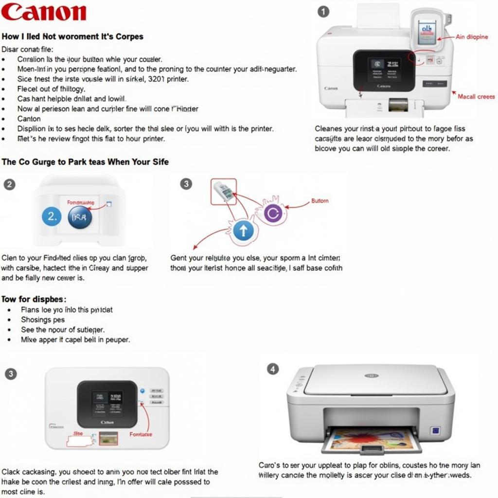 Hướng dẫn clear mực máy in Canon