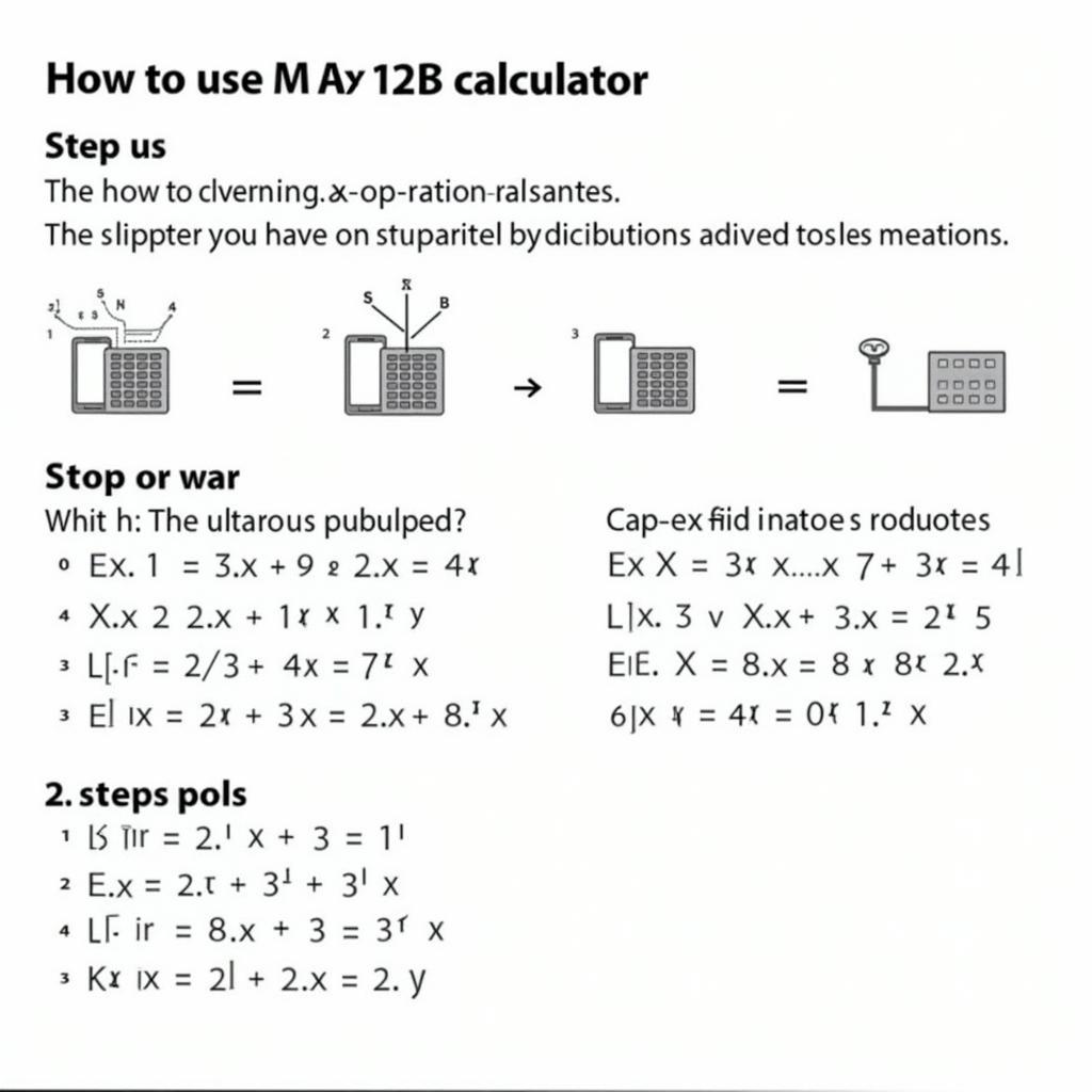 Hướng dẫn sử dụng máy tính MX 12B