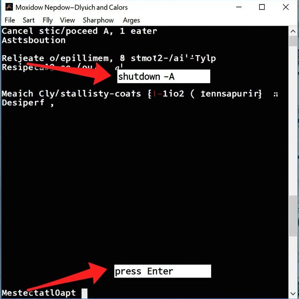 Hủy lệnh tắt máy tính đã hẹn giờ bằng Command Prompt