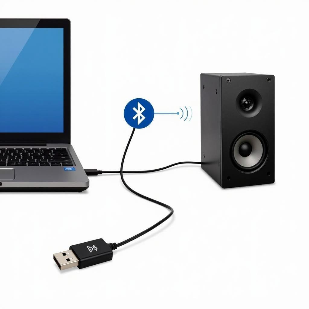 Kết nối loa Bluetooth với máy tính bàn sử dụng USB Bluetooth Adapter