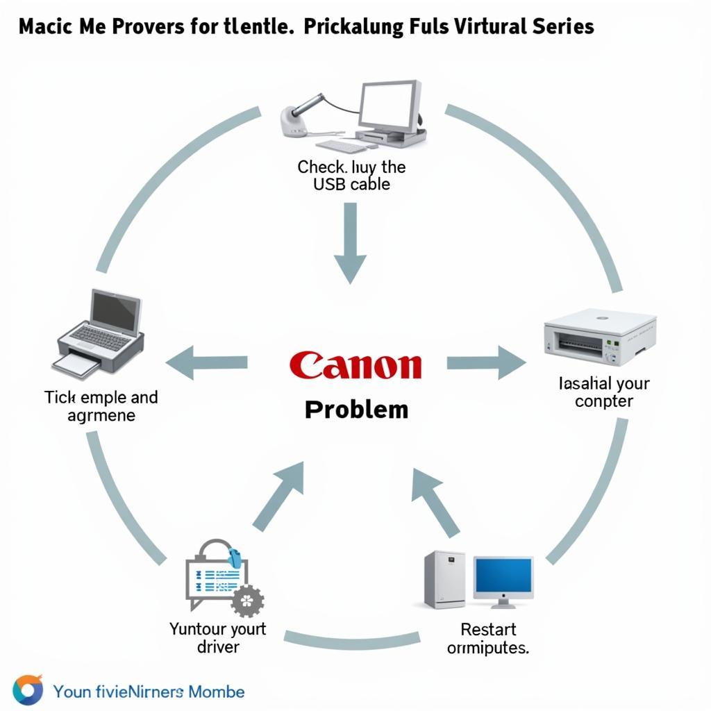 Khắc phục sự cố kết nối máy in Canon 2900