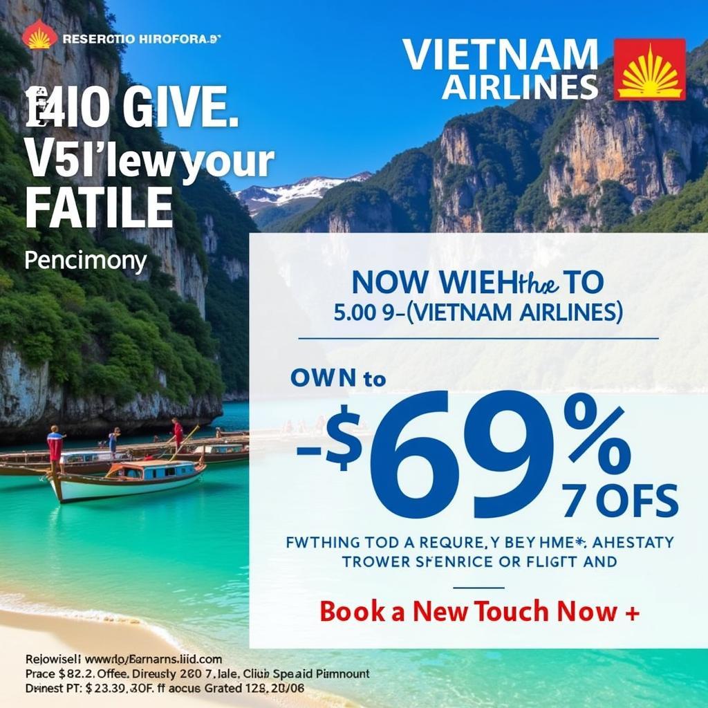 Khuyến mãi vé máy bay Vietnam Airlines