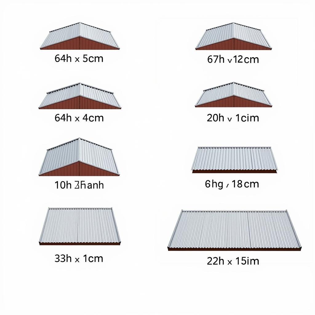 Kích thước tấm tôn lợp mái phổ biến