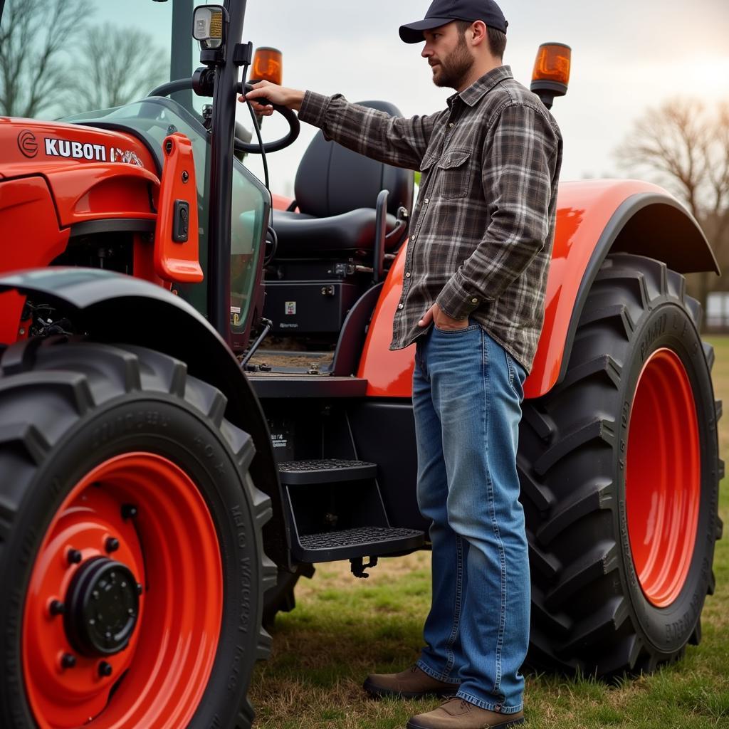 Kiểm tra máy kéo Kubota L4018 trước khi mua