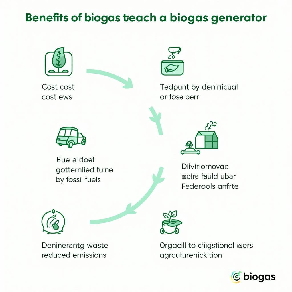 Lợi ích của việc sử dụng máy phát điện biogas