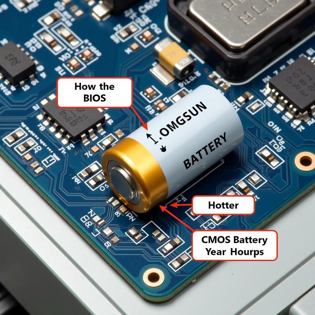 Lỗi máy tính tự vào BIOS do pin CMOS