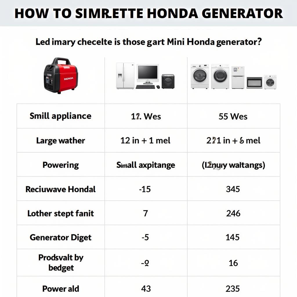 Lựa chọn máy phát điện mini Honda phù hợp với nhu cầu