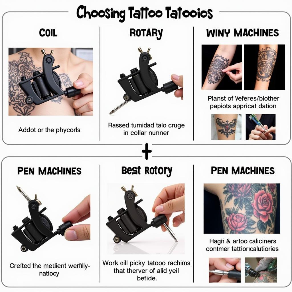 Lựa chọn máy xăm tattoo phù hợp