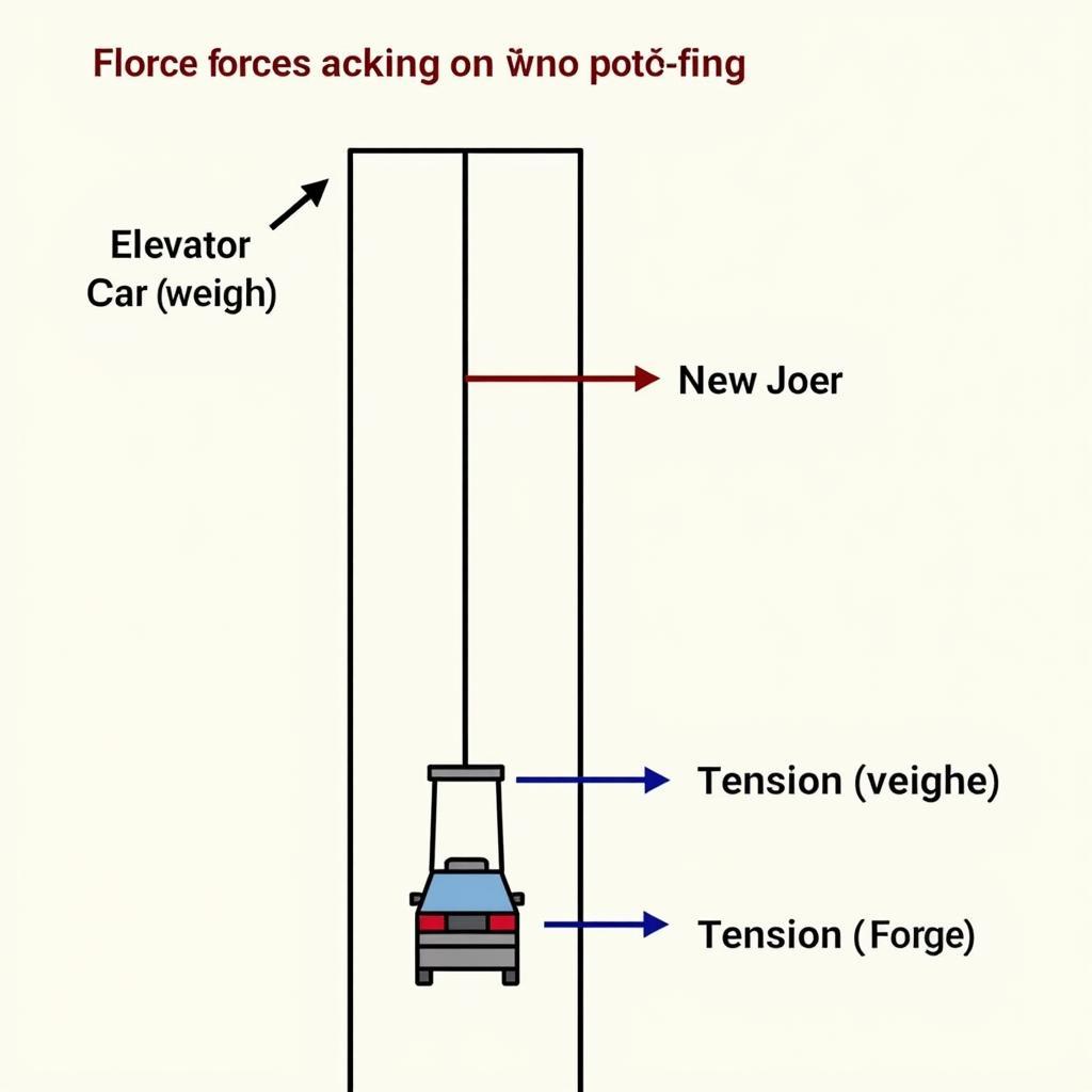 Lực Tác Dụng Lên Thang Máy 800kg