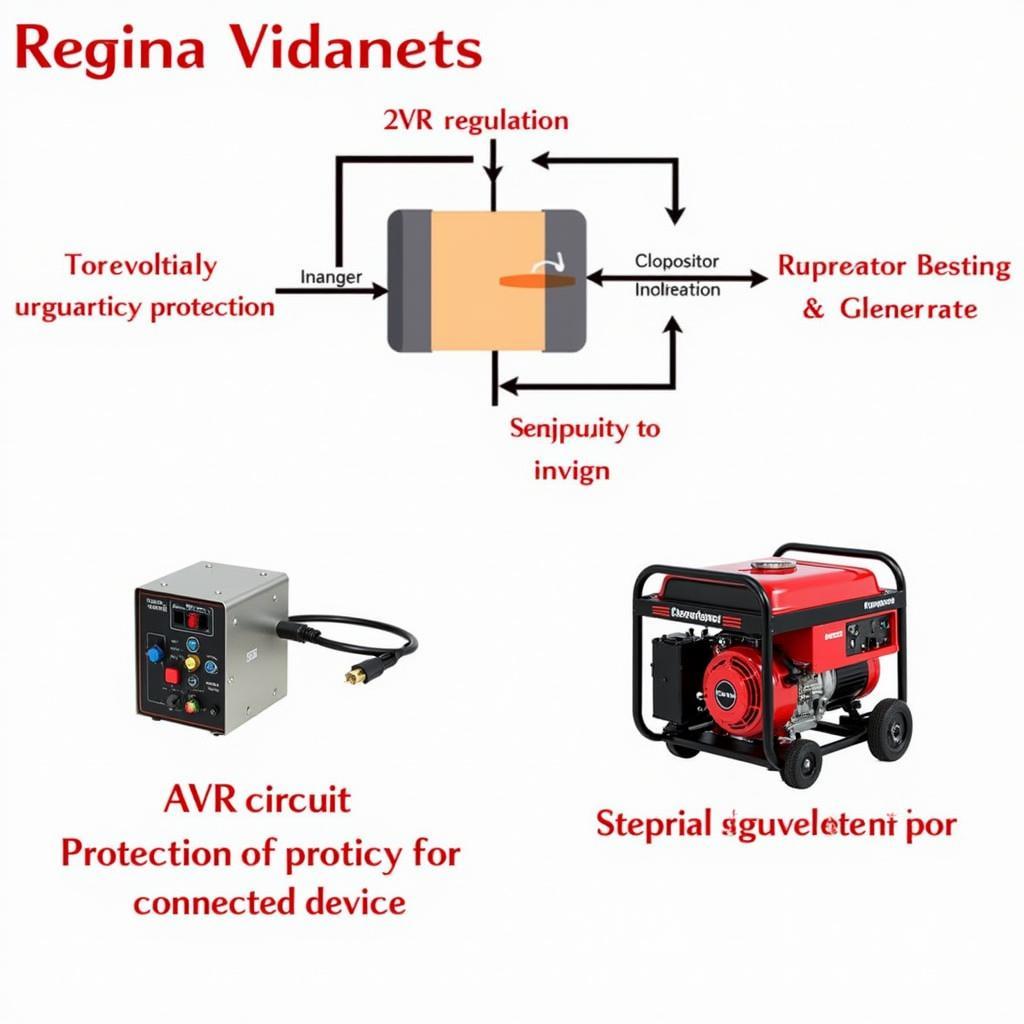 Chức năng mạch AVR máy phát điện 2kW