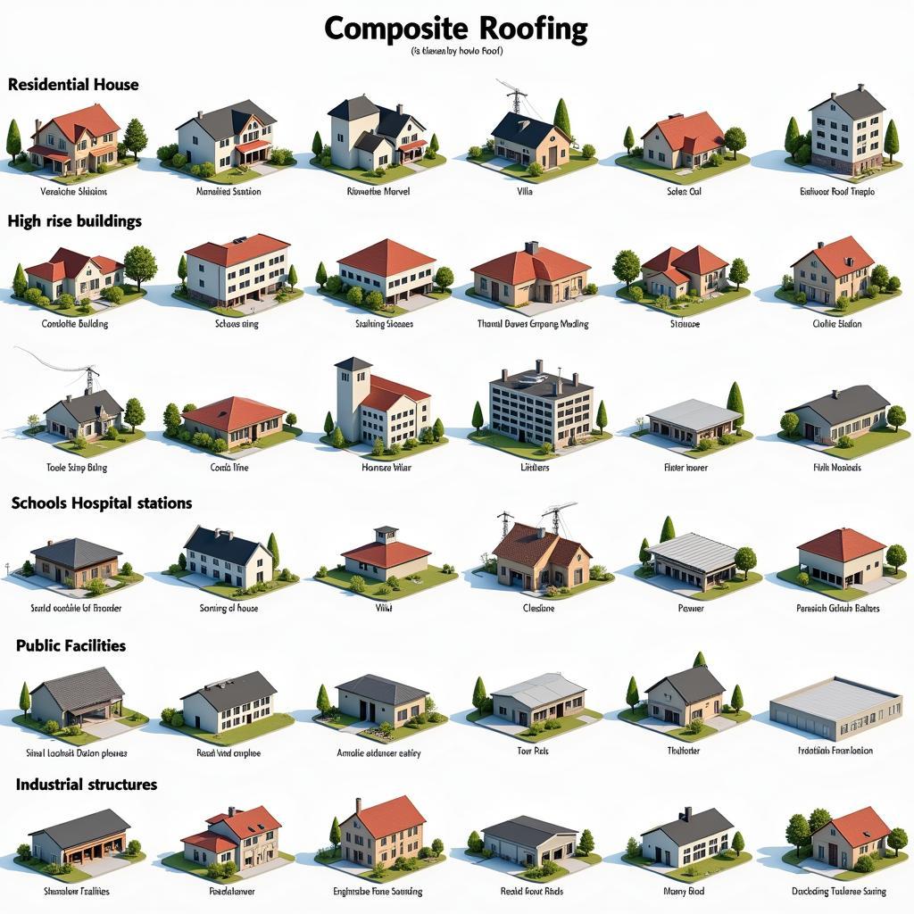 Ứng dụng của mái nhựa composite