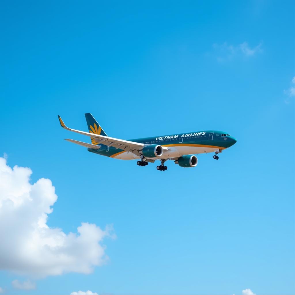 Máy bay mô hình Vietnam Airlines bay lượn