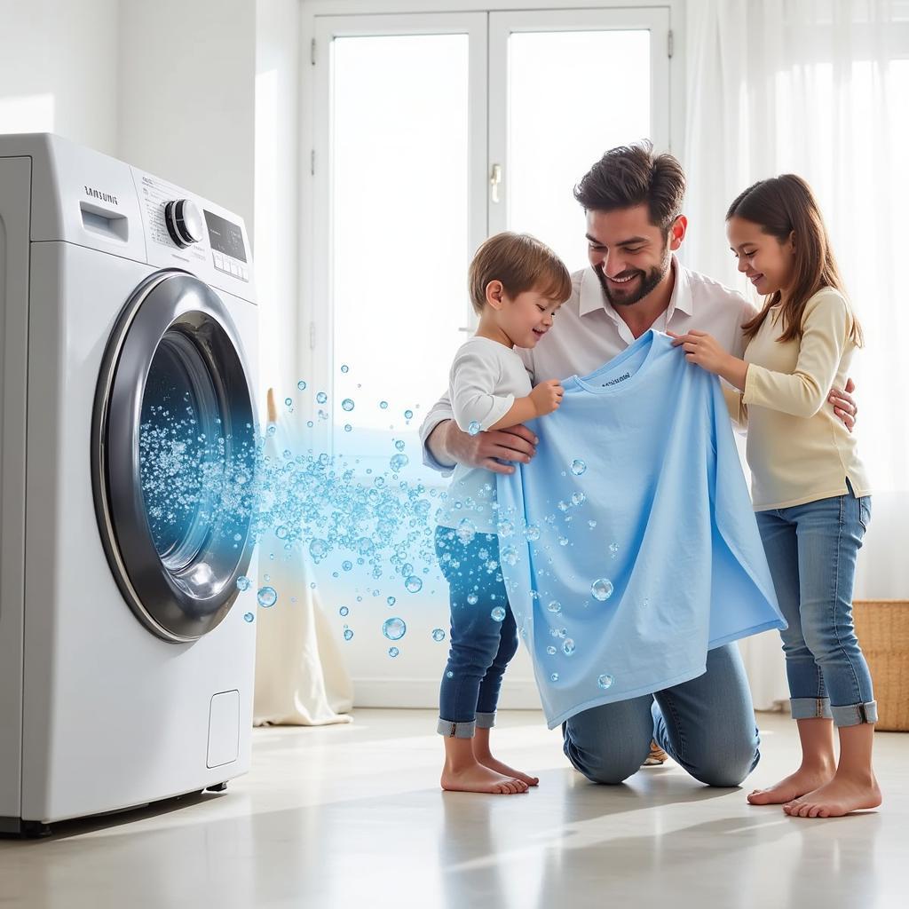 Máy giặt Samsung 8kg công nghệ Eco Bubble