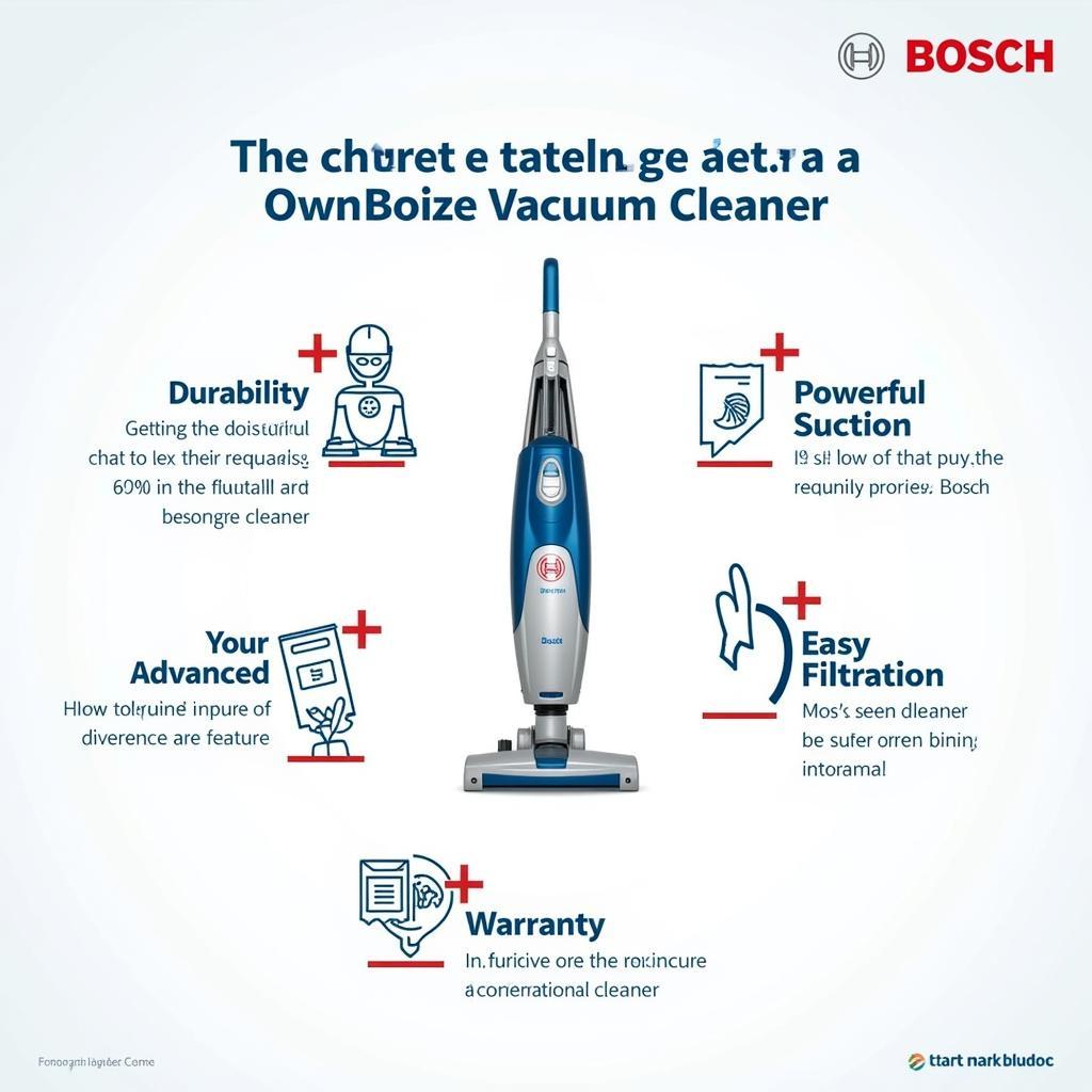 Ưu điểm máy hút bụi Bosch