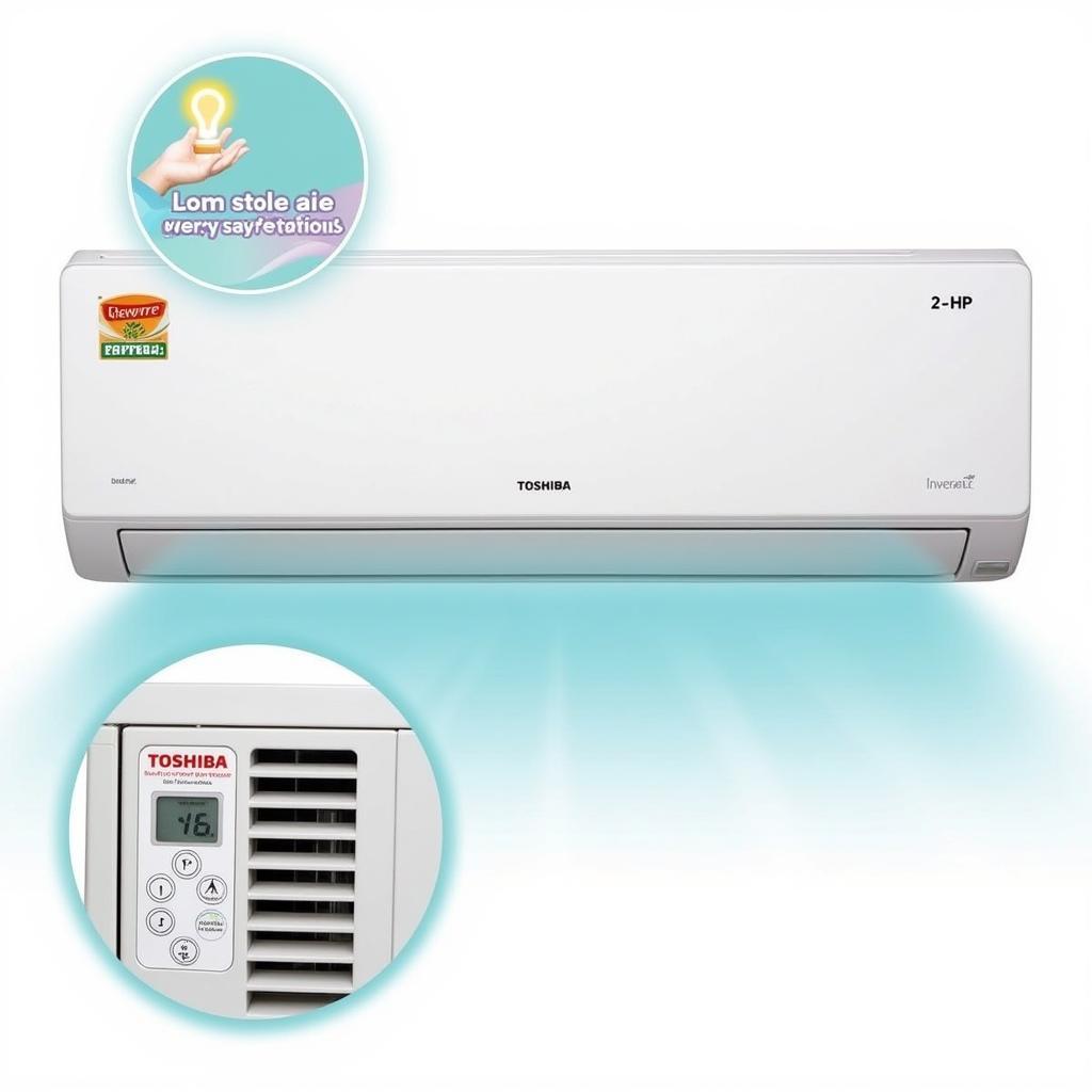 Máy lạnh Toshiba 2 ngựa với công nghệ Inverter