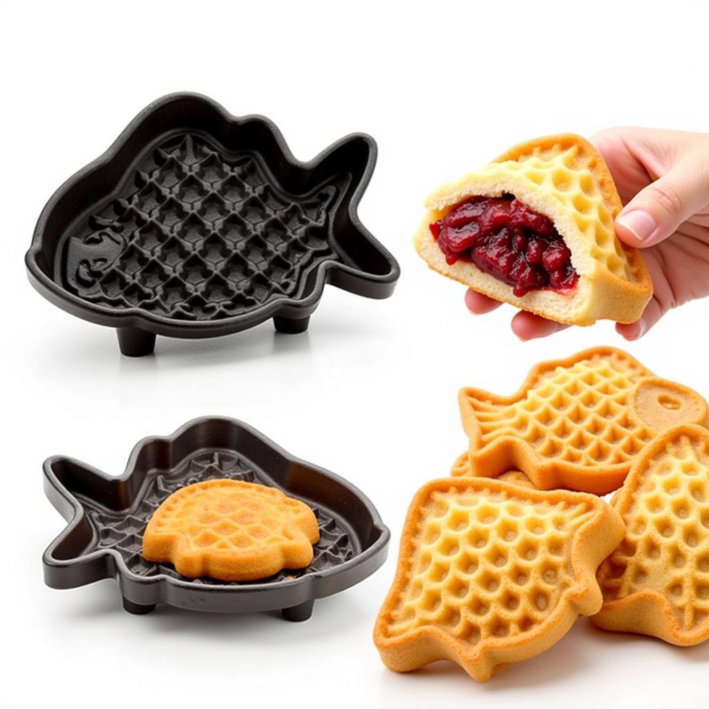 Máy nướng bánh cá Taiyaki truyền thống